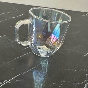 Starbucks Iridescent Glass Mug
